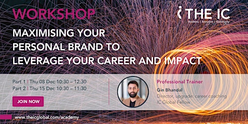 Maximising your personal brand to leverage your career and impact