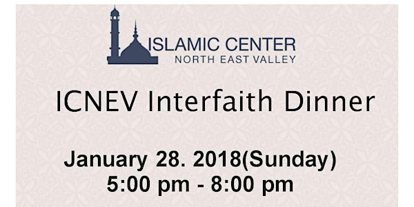 ICNEV Interfaith Dinner January 2018