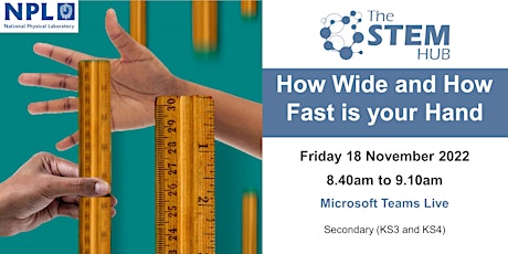 Secondary Assembly Workshop: Measurement- How wide how fast is your hand?