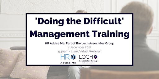 Doing the Difficult - Management Training