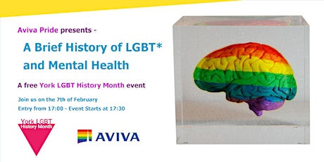 York LGBT History Month - A Brief History of LGBT* and Mental Health primary image