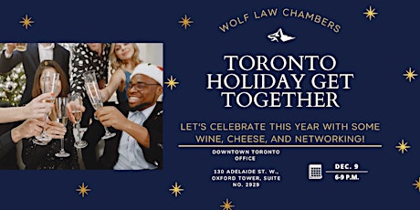 Wolf Law Chambers Toronto Holiday Get Together