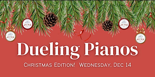 Hauptbild für Dueling Pianos at June Farms! Christmas Edition