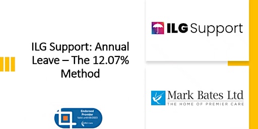 ILG Support Webinar:  Annual Leave - The 12.07% Method