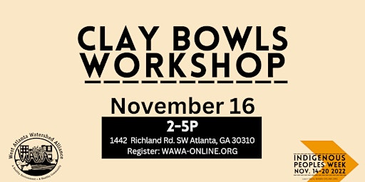 Clay Bowls Workshop primary image