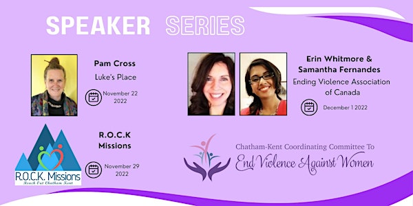 Violence Against Women Speaker Series