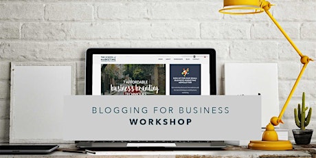 Blogging for Business Workshop primary image