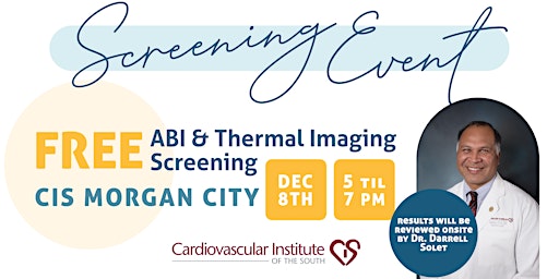 CIS Morgan City: Free ABI & Thermal Imaging Screening