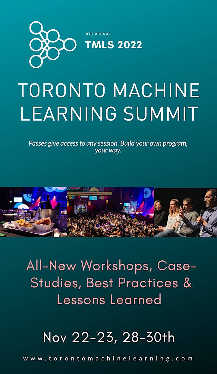 Toronto Machine Learning Society (TMLS) 6th Annual Conference & Expo 2022 image