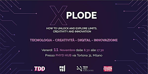 Xplode: how to unlock and explore limits, creativity and innovation