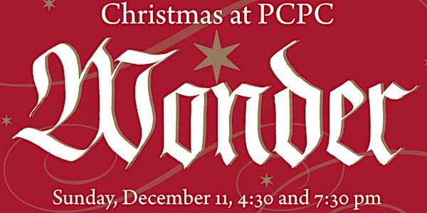 Wonder—PCPC Candlelight Christmas Concert 2022