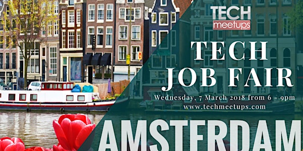 Amsterdam Tech Job Fair Spring 2018