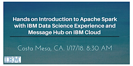 Hands on Introduction to Apache SPARK with IBM DSX and Message Hub on IBM Cloud primary image