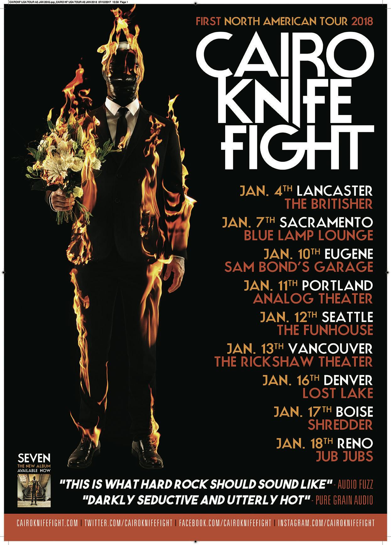 Cairo Knife Fight (Los Angeles via New Zealand), Head The Hive and Guests