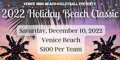 Holiday Beach Volleyball Tourn - Venice High School Girls Beach Volleyball