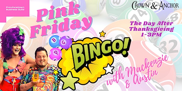 Pink Friday Bingo hosted by Austin & Mackenzie