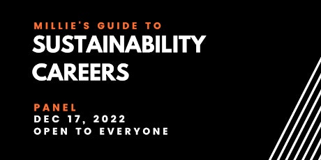 PANEL | Millie's Guide to Sustainability Careers