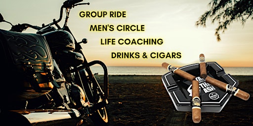 Motorcycles, Cigars & Wisdom - Men's Circle Group Ride  primärbild
