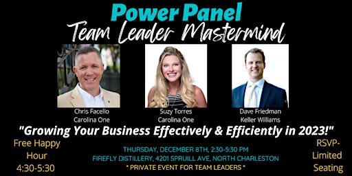 Team Leader Mastermind and Former Panelists Power Panel