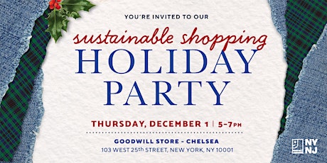 Goodwill Sustainable Shopping Holiday Party