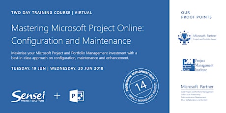 Mastering Microsoft Project Online: Configuration and Maintenance | VIRTUAL primary image
