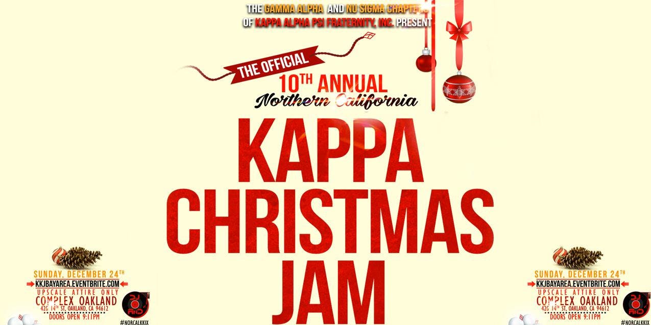 The Official 10th Annual Northern California Kappa Christmas Jam (Tickets Available at the Door)