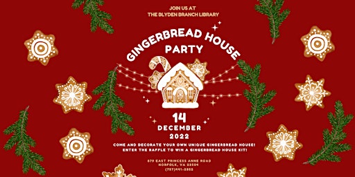 GINGERBREAD HOUSE PARTY