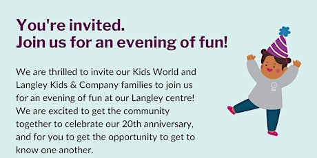 Kids & Company 20th Anniversary Event - Langley and Kids World primary image