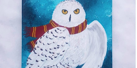 Learn how to paint Hedwig from Harry Potter - ART SIPPERS KIDZ