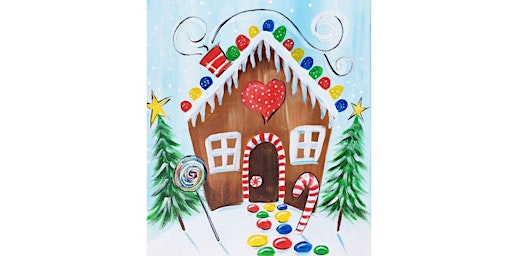 Painting a Gingerbread House, All Ages are Welcome Kids or Adults