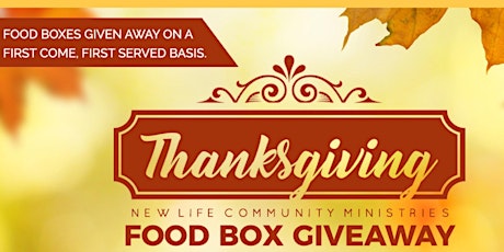 Thanksgiving Food Box Giveaway Drive  Thru 2022 primary image