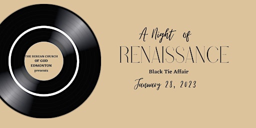 The Black Tie Affair ~ A Night of Renaissance