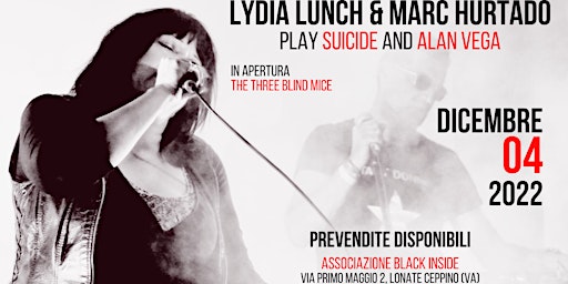 Lydia Lunch & Marc Hurtado play Suicide and Alan Vega