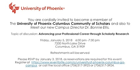 University of Phoenix -Columbus Community of Scholars primary image