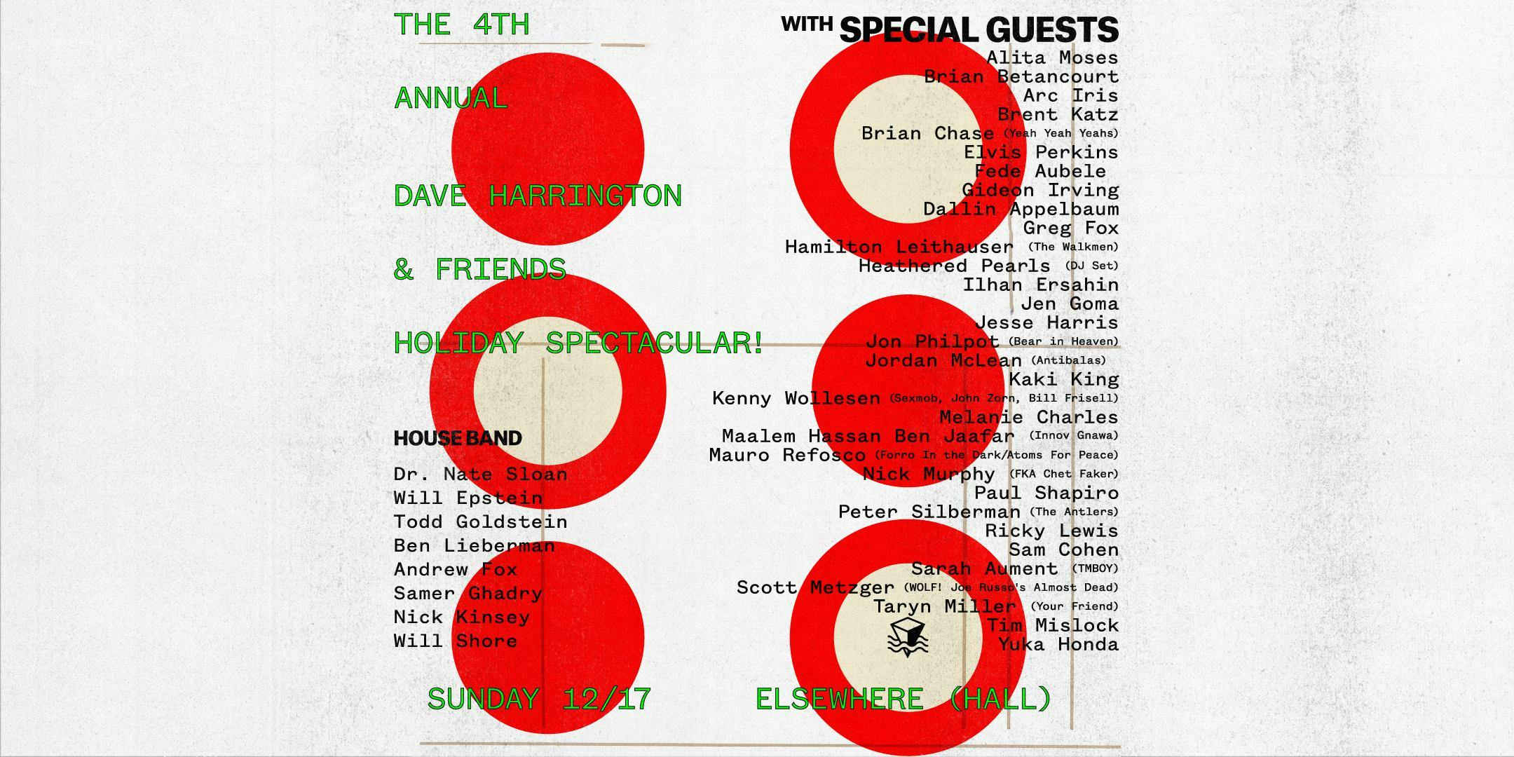 The 4th Annual Dave Harrington & Friends Holiday Spectacular