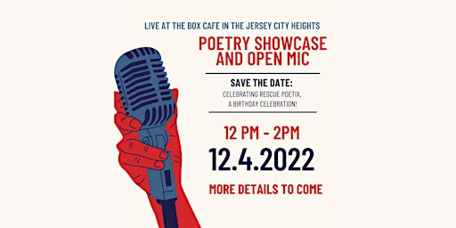 ORP at the Box | Poetry Showcase and Open Mic: Celebrating Rescue Poetix