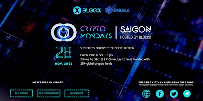 CryptoMondays Saigon | 5 Minutes Fundraising Speed Dating