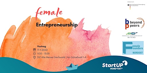 Female Entrepreneurship - 10. Gründungstage Vorpommern KOMPAKT primary image