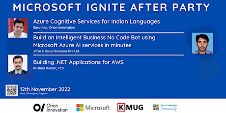 Microsoft Ignite After Party - KMUG Kochi primary image