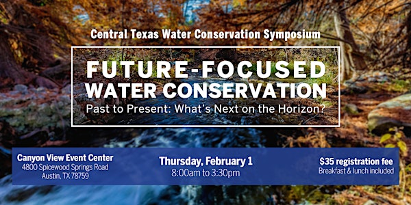 2018 Central Texas Water Conservation Symposium