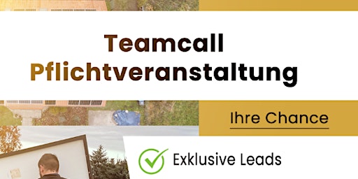 Teamcall - Pflichtveranstaltung für alle aktiven HV - DDV