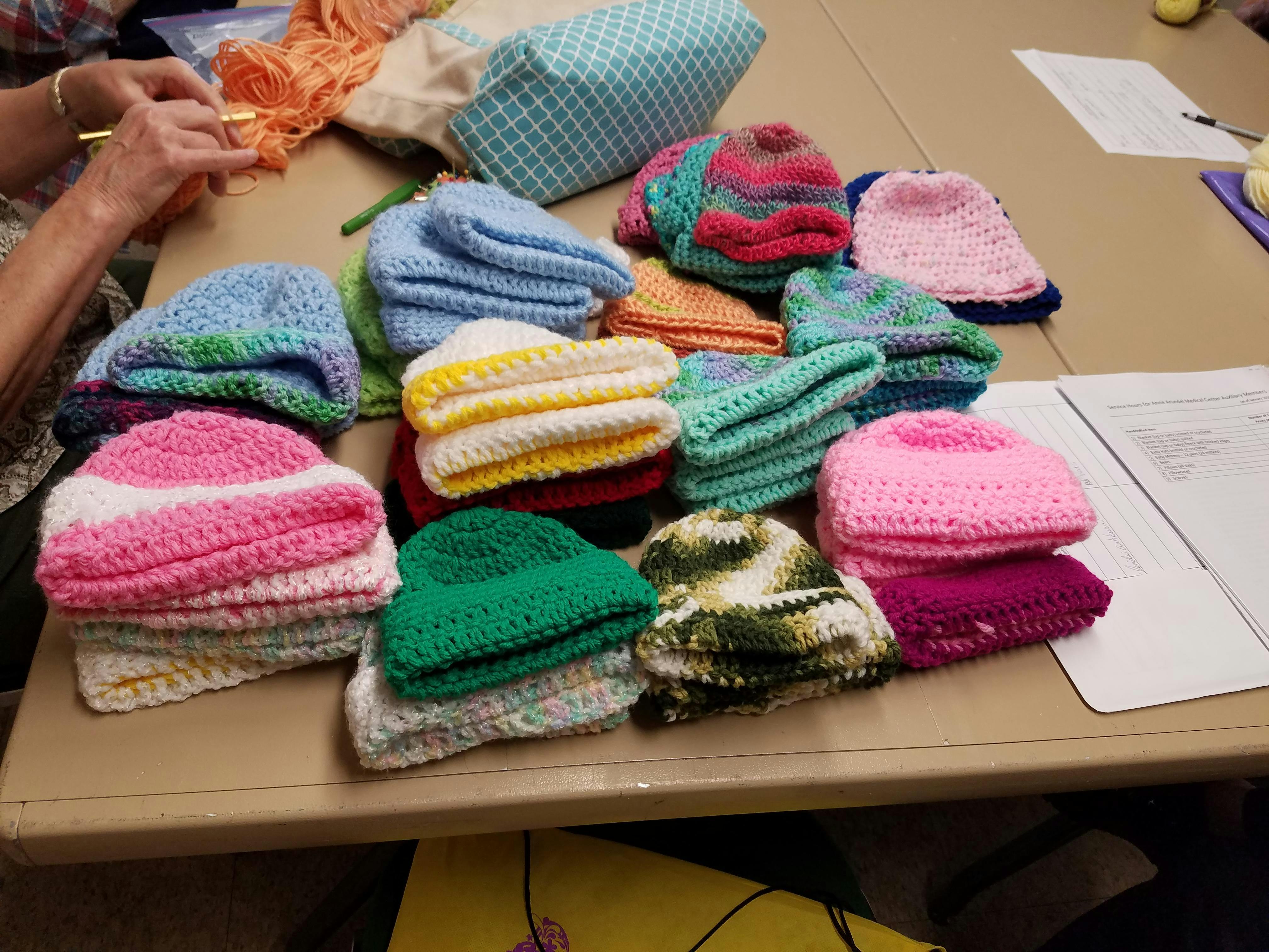 Quiet Waters Park Charity Knitting