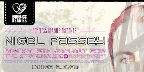 Homeless Beanies presents: An Acoustic Session wit Nigel Passey Band, Live primary image
