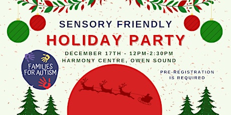 Sensory Friendly Holiday Party