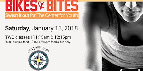 Bikes & Bites - Sweat it Out for The Center for Youth primary image