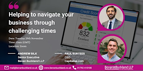 Helping to navigate your business through challenging times’