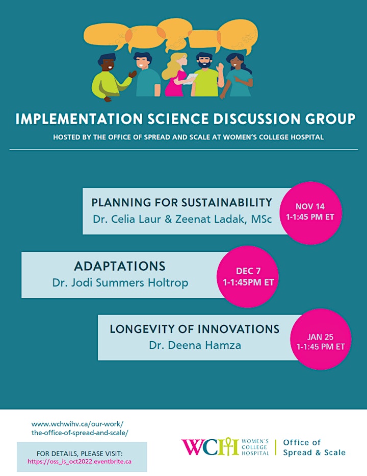 Implementation Science Discussion Groups, 2022-2023 image