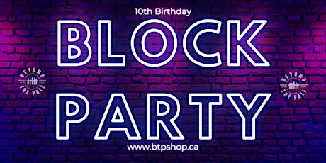 Primaire afbeelding van Beyond the Pale 10th Birthday Block Party