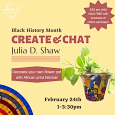 Black History Month Create & Chat with Julia D. Shaw