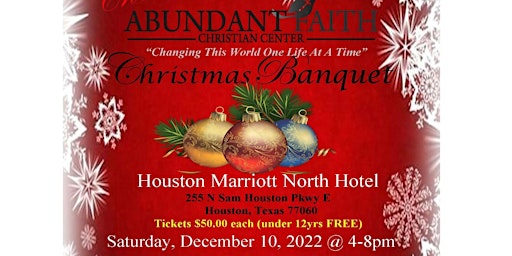 3rd Annual Church Christmas Banquet